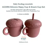 Toddler Baby Sippy Drinking & Snack Cup Spill Drop Leakproof Baby Feeding