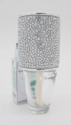 (1) Bath & Body Works Silver White Gem Pearl Scent Control Wallflower Plugin