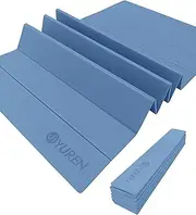 RYTMAT Folding Yoga Mat Thick Large Workout Mat for Home Gym Portable Exercise Mats for Women Men Travel Yoga Mat Outdoor Lightweight Training Fitness Mat (76.7"L x 35.4"W x 10mm Thick)