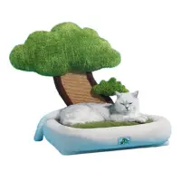 在飛比找momo購物網優惠-【ZEZE 哲哲】大號松樹造型 貓窩寵物睡墊貓抓板(保暖四季
