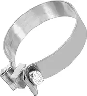 jojofuny Buckle Mufflers Exhaust Clamp Pliers Flange Exhaust Accessory Exhaust Clip Heavy Duty Exhaust Seal Clamp Clamps Clamp Replacement Accessories O Shaped Clamp Iron