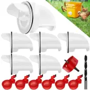 Poultry Feeders Chicken Feedr DIY Chickens Automatic Feed Port Kit DIY Coop Wate