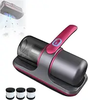 Puresleepy Vacuum, Pure Sleepy Bed Vacuum, Bed Vacuum Cleaner Mattress Vacuum, Handheld Deep Mattress Vacuum Cleaner, Bed Cordless Vacuum Cleaner for Bedding, Sofas, Carpets (Red)