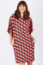 Bell Sleeve Tunic Dress--HAND-138-CC