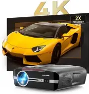 Auto Focus & 4K Daytime Smart Projector 4K with WiFi 6 and Bluetooth,1200 ANSI..
