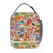 i182 Karol G Manana Sera Bonito Insulated Lunch Tote BagFood Box Multifunction Cooler Thermal Bento Box School swg6180