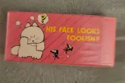 NEW Vintage Eraser Dom & Noo His Face Looks Foolish Japanese Novelty Venice Hara