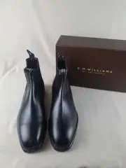 RM Williams Comfort Craftsman Black Leather Boots Unisex AU/UK 12 US 13 H
