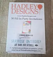 Hadley Designs Aloha 50 Fill In Party Invitations Send Out Get Together Invites