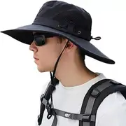 Bucket Wide Brim Sun Hat Unisex Sun Protection Foldable Hat Fishing Hat