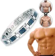 Titanium Power Magnetic Bracelet, Magnetic Lymph Purifying Bracelet, Titanium Slimming Therapy Magnetic Bracelet, Magnetic Bracelet For Men, Reliev...