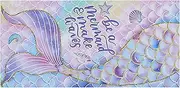 LIFKOME Microfiber Mermaid Beach Towel Mermaid Tail Cute Microfiber Bath Towel Quick Dry Sand Free Travel Towels for Yoga Swim Sports for Womens Girls 27.5 * 59 in