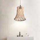 Paper Rope Lamp Shade Decorative Bohemian Handwoven for Farmhouse Cafe Home