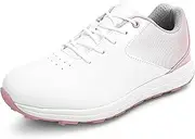 [JiuQing] Women's Golf Shoes Spikeless Fashion Golf Trainer Outdoor Anti Slip Walking Sneaker
