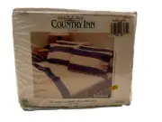 NOS Country Inn By Stevens Flannel Full Bed Sheet Set Edgartown II