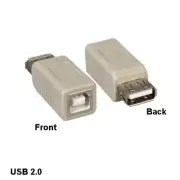 Kentek USB 2.0 Type A Female to B Female Adapter for Printer Scanner PC Notebook
