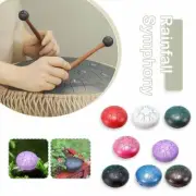 Steel Tongue Drum,Rain Drum For Outside Rain Chime Notes 8 Drum Handpan S7D7