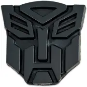 Transforming Auto Robot Auto Emblem - [Black][3 1/4'' Tall]