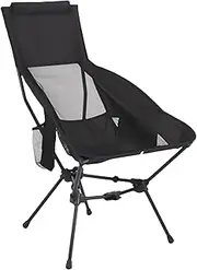 Camping Chairs - Outdoor Garden Moon Chair | Foldable Ultra Light Compact Seat with Head Support for Travel Picnic Hiking Beach Fishing