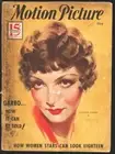 MAG: Motion Picture 5/1933-Claudette Colbert-Marland Stone-Jean Harlow-Greta ...