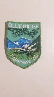 Vintage Blue Ridge Parkway VA State Travel Souvenir Embroidered Collectors Patch