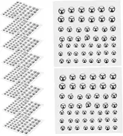 COHEALI Self Adhesive Pearl Stickers Set Face Gems for Boys and Makeup Adhesive Gems