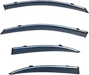 Window Visor Fit for Benz C Class W204 W205 W206 2007-2022 Window Visors Weathershields Wind Rain Guard Guards Car Decoration Accessories (Color : W206L)