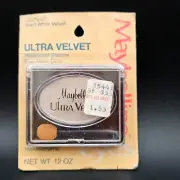Vtg 1979 Maybelline Eye Shadow Ultra Velvet Waterproof Shell White SEALED NEW