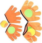 CIYODO Sticky Ball Toss Catch Game Soft Gloves Toys Set Outdoor Toys for Kids Perfect for Boys Girls Size