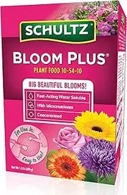 Schultz Bloom Plus Water Soluble Plant Food 10-54-10, 1.5-Pound
