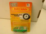 1990 MATCHBOX SUPERFAST MB 71 GREEN PORSCHE 944 TURBO NEW ON CARD