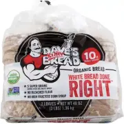 4 PK of DAVE'S KILLER WHITE BREAD - FREE SHIPPING - FRESH