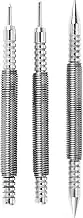 Hxyrxib 3 Pcs Nail Set and Hinge Pin Tool Center Punch Spring Loaded for Door 1/32 Inch 1/16 Dual, 1/8, silver