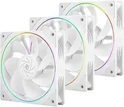 Thermalright TL-S12RW X3 CPU Fan, 120mm Reverse Fan Case Cooler Comes with ARGB Lighting,CPU Coolingwith 1500RPM Speed,White