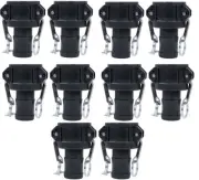 (10 Pack) 2" Poly Type C | Polypropylene Camlock Female Coupler x Hose Shank