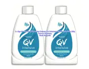 2 x Ego QV Intensive Moisturizing Cleanser For Extremely Dry Skin Soap-Free 250g