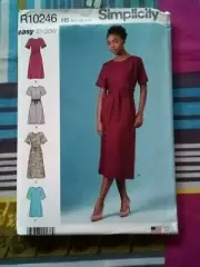 Simplicity Sewing Pattern R10246 8981 Women's Dresses Size 6-14 Uncut FF new