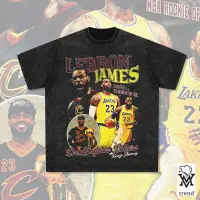 在飛比找蝦皮購物優惠-【滿千免運】詹姆斯LeBron James美式街頭印花長袖短