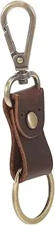 [WESIEVYA] Purse Charm Keychain Vintage Cowhide Leather Pendant Keyring for Handbag Cute Decorative Keychain with Distinctive Design Stylish Key Holder Occasion