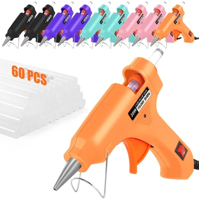 Hot Glue Gun Kit, 10 Pack Mini Glue Gun with 60 Glue Sticks, Craft Glue Guns ...