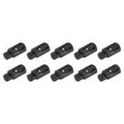 10pcs Plastic Cord Locks 1" x 0.47" End Spring Stop Toggle Stoppers Single Hole