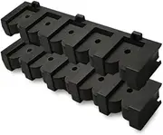 LEDADVANTAGE Horizontal 5-Rod Fishing Storage Rod Rack Holder