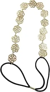 CJESLNA 1PC Magic Sweet Lady Hollow Rose Flower Elastic Hair Band Headband for Girls
