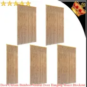 Insect Door Window Curtain Bamboo Bug Fly Screen Blind Mesh Home heat insulation