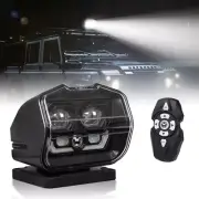 50W LED Searchlight Boat Remote Control Truck Car Marine 360° Wireless Spotlight