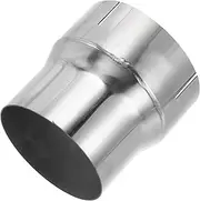 X AUTOHAUX 3.5"OD to 4"OD Mandrel Exhaust Bend Elbow Concentric Reducer T304 Stainless Steel Pipe Adapter 4 Inch Length Silver Tone