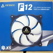 Antec F12 Series Fans (120mm)...Value Pack of 4 (New-In-The-Box)...Black/White