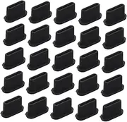 KALLORY 30Pcs Port Covers Dust Stoppers for Charging Protection Easy to Install Compatible with All USB C Devices Reliable and Convenient Plug