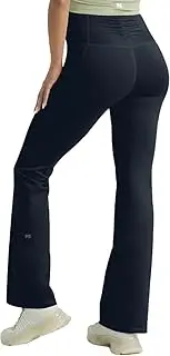 [POPSUGAR] PS Flare Leggings for Women, Bell Bottoms High Waisted Yoga Pants Women with Pocket