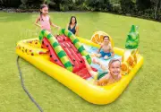 Intex Kids Inflatable Swimming Pool Play Centre Fruit N Fun Water Fun and Slide